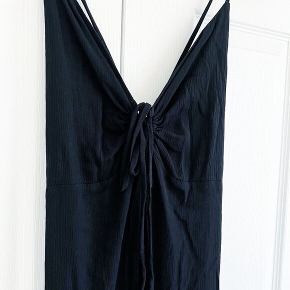 Cleobella Revolve Black Sleeveless Flounce Maxi Dress Women's Size Small S - Picture 4 of 8